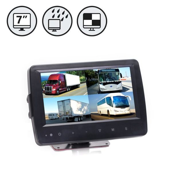 WATERPROOF QUAD VIEW MONITOR